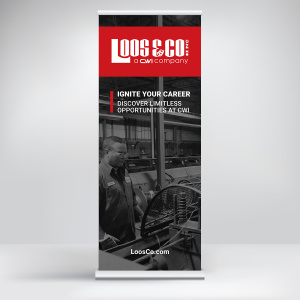 Loos Co Banner Stand
