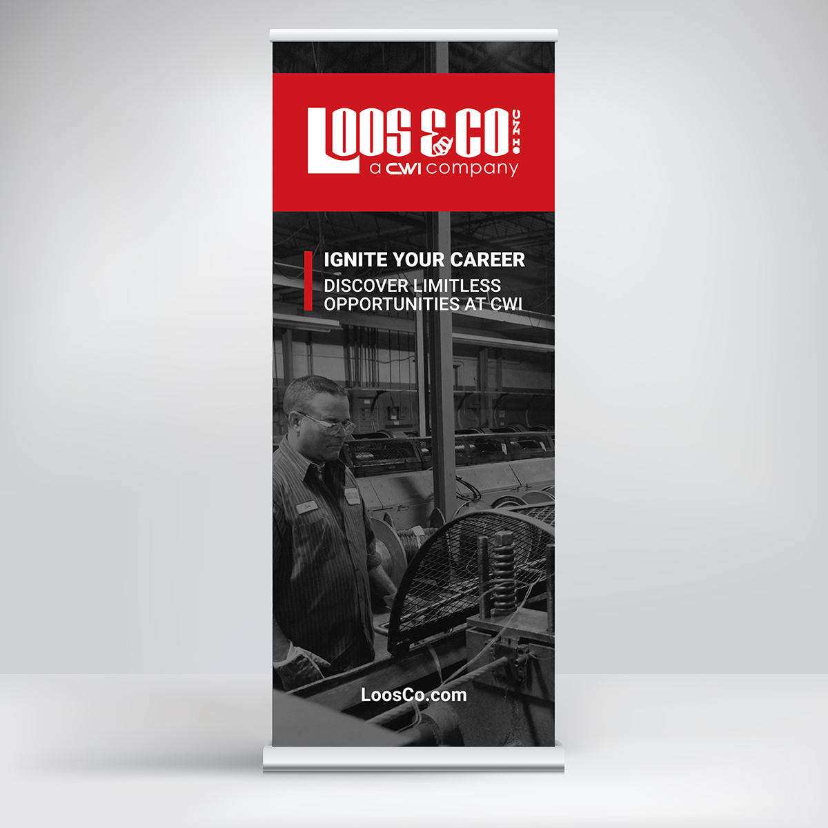Loos Co Banner Stand