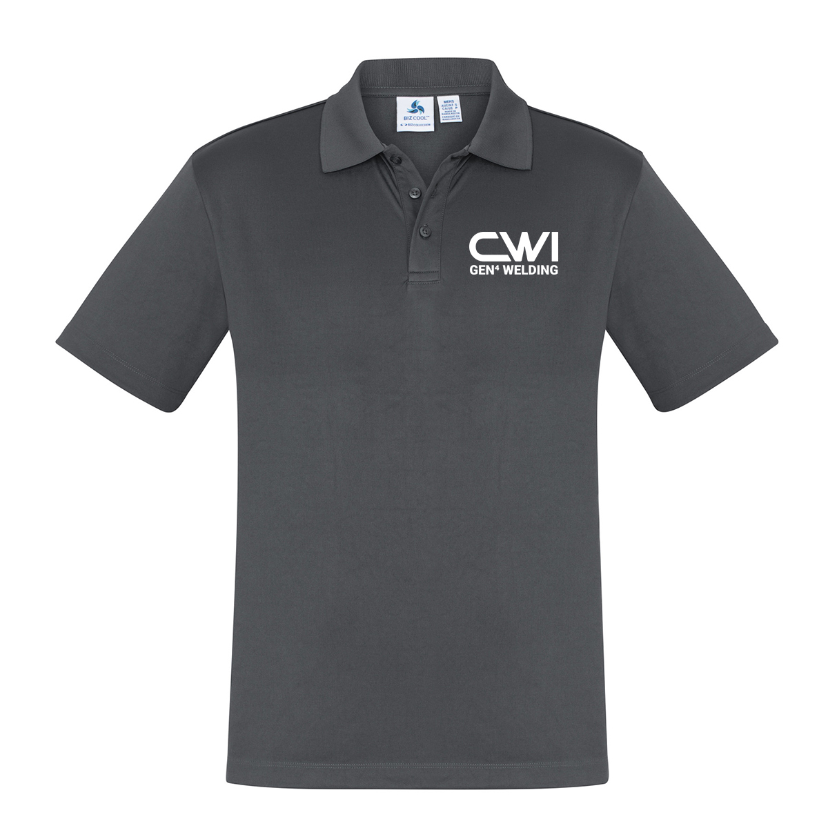 CWI golf shirt gen4 grey